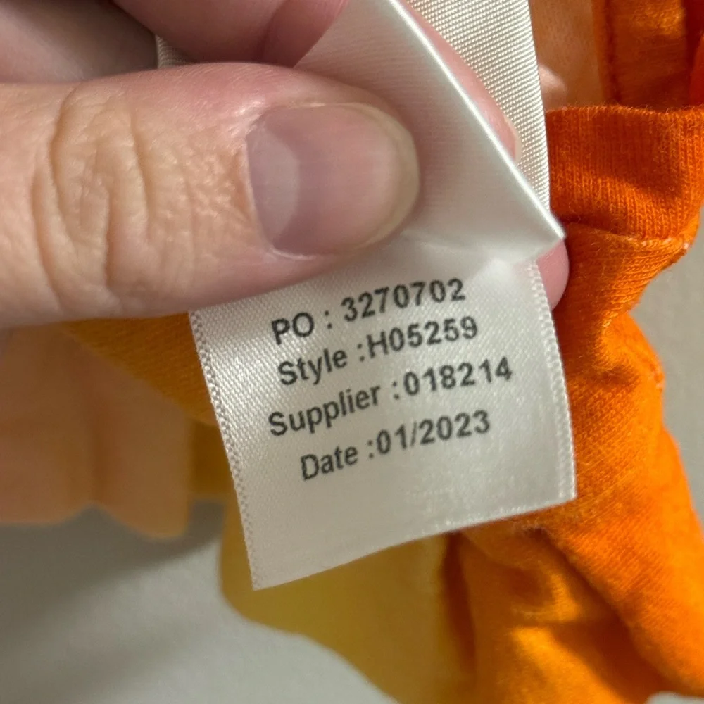 GIVENCHY Ruffled Ombré Cotton Shirt Size 6M - Picture 7 of 15